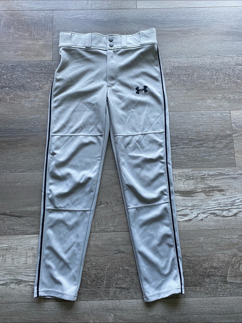 Under Armour Youth Gray Baseball Pants Boys Sz  Medium